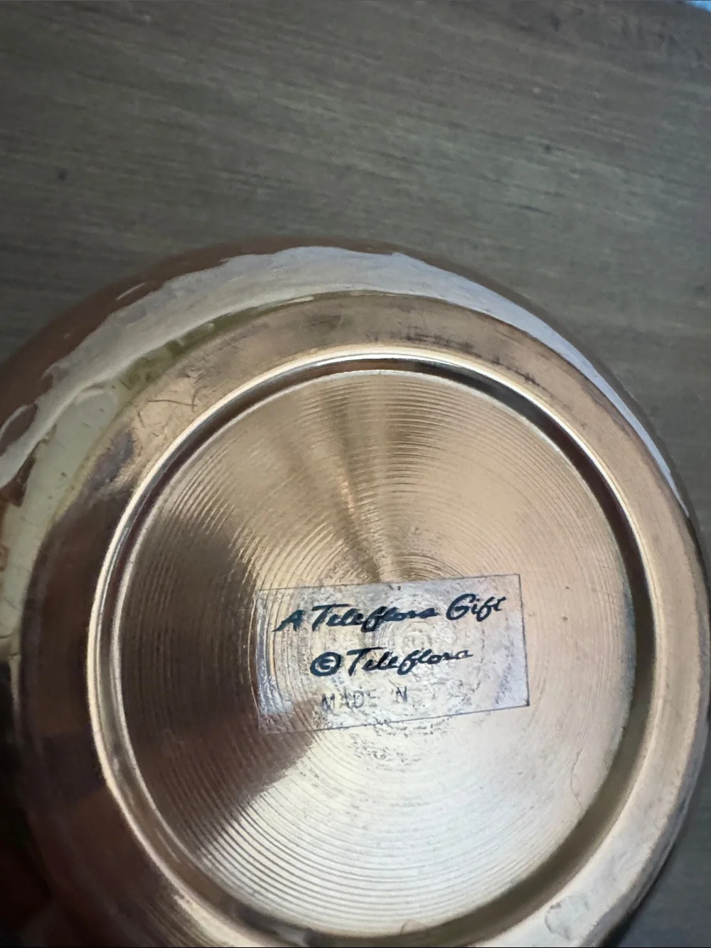 Tela FloraMetallic Copper Pitcher